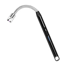 Long Flexible USB Rechargeable Electric Arc Lighter – Windproof, Flameless Plasma